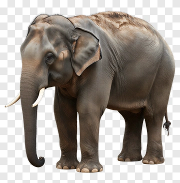 Elephant With Tusks PNG