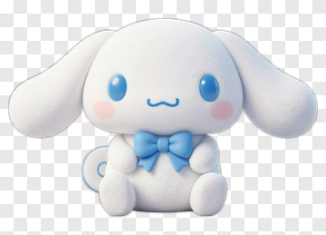 Cinnamoroll With Blue Bow Tie PNG