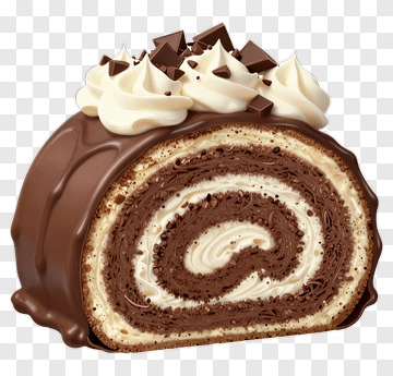 Chocolate Swirl Cake PNG