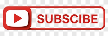 YouTube Subscribe Button PNG