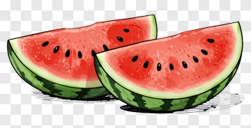 Sliced Watermelon PNG