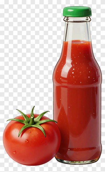 Fresh Tomato And Ketchup PNG