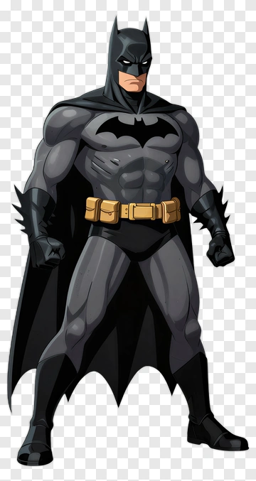 Batman Standing In Heroic Pose PNG