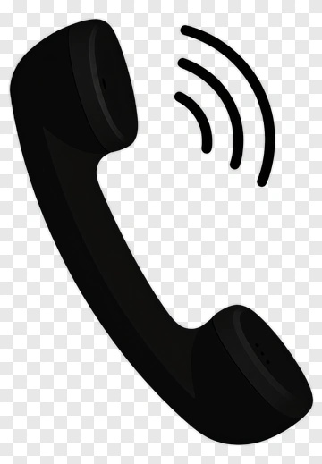 Black Telephone Icon PNG