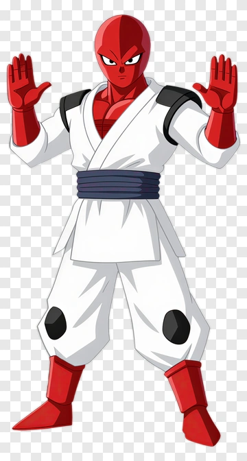 Red Fighter In White Gi PNG
