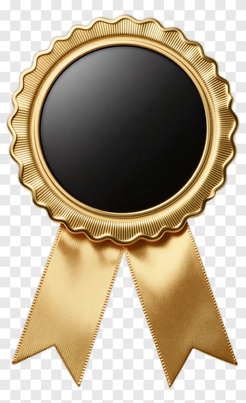 Golden Award Ribbon PNG