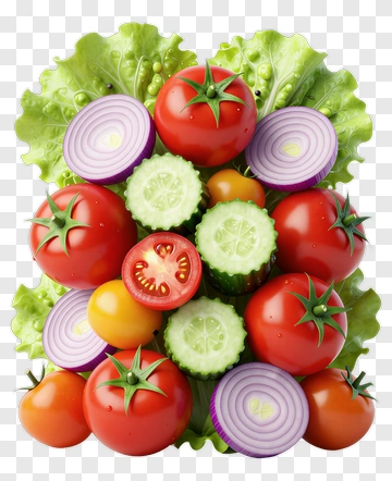 Fresh Vegetable Arrangement PNG
