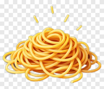 Pile Of Yellow Spaghetti PNG