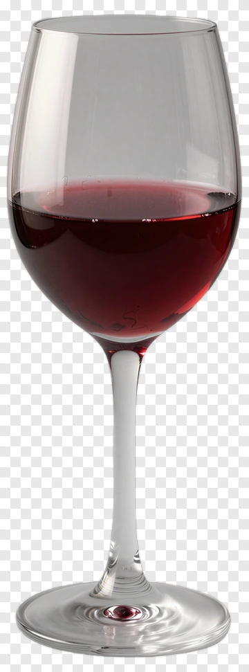 Wine Glass With Red Wine PNG