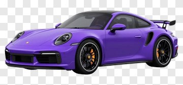 Purple Porsche 911 Sports Car PNG