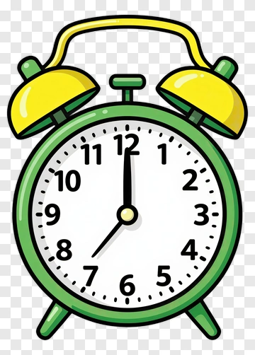 Cartoon Alarm Clock PNG