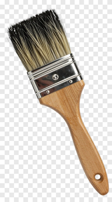 Paintbrush With Wooden Handle PNG