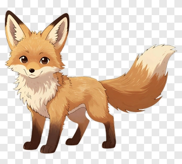 Cute Cartoon Fox PNG