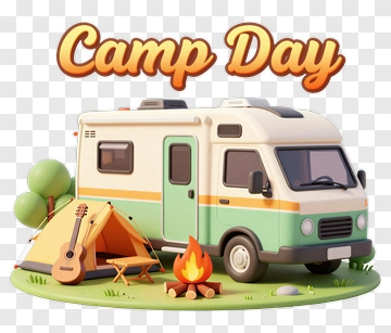 Camp Day Adventure PNG