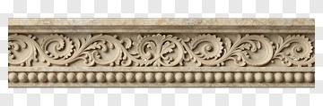 Carved Ornamental Molding PNG