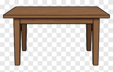 Simple Wooden Table PNG