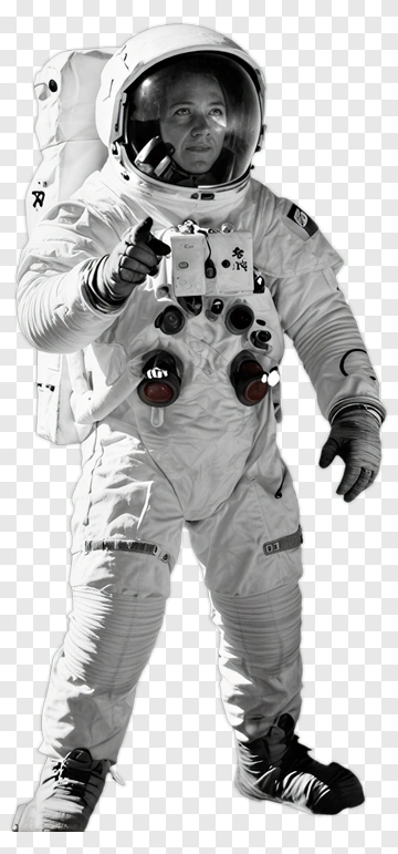 Astronaut On Moon Surface PNG