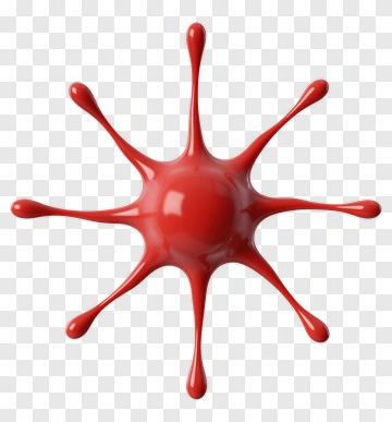 Red Splat PNG