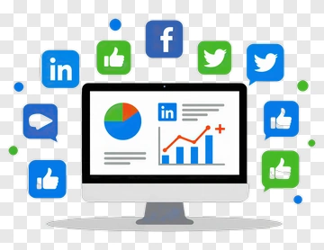 Social Media Analytics Dashboard PNG