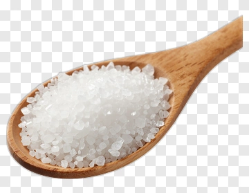 Salt In Wooden Spoon PNG