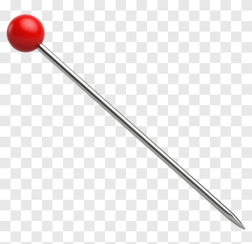 Red Headed Pin PNG