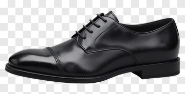 Black Leather Dress Shoe PNG