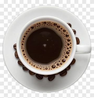 Coffee Cup With Beans PNG