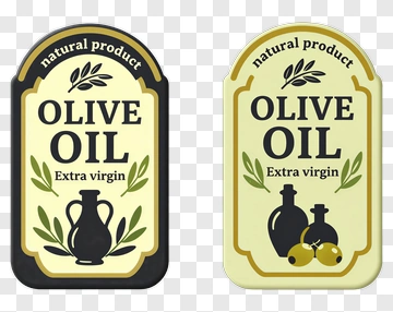 Olive Oil Labels Design PNG