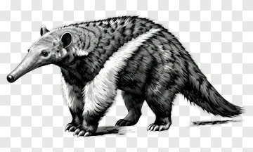 Anteater Illustration PNG