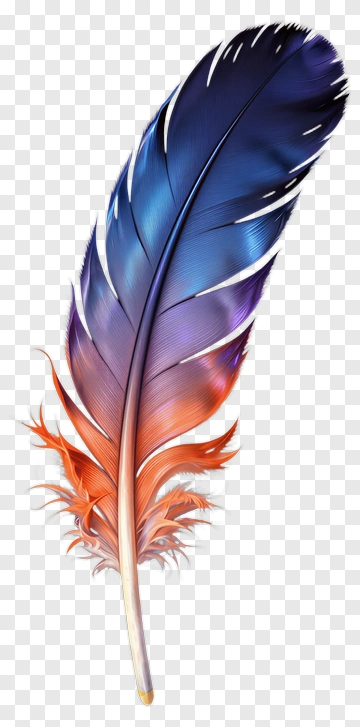 Iridescent Feather PNG