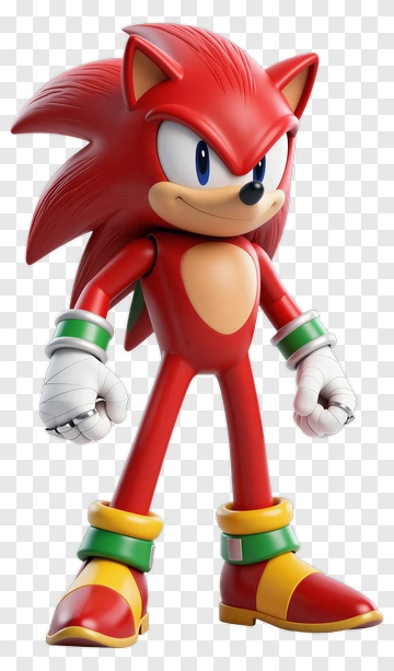 Sonic The Hedgehog 3D Figure PNG