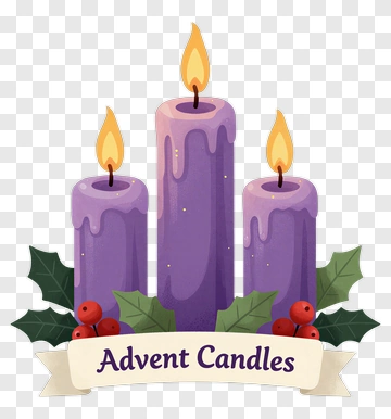 Advent Candles PNG