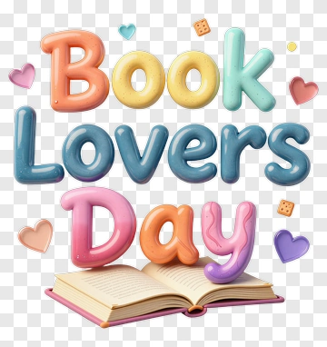 Book Lovers Day Celebration PNG