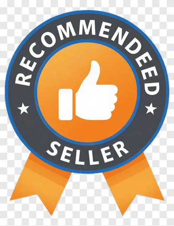 Recommended Seller Badge With Thumbs Up PNG