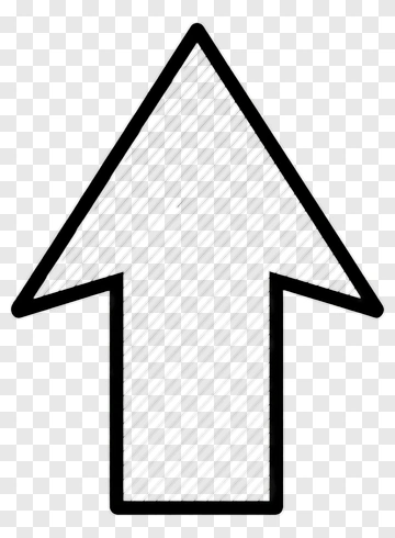 Black Arrow With Hatching Pattern PNG