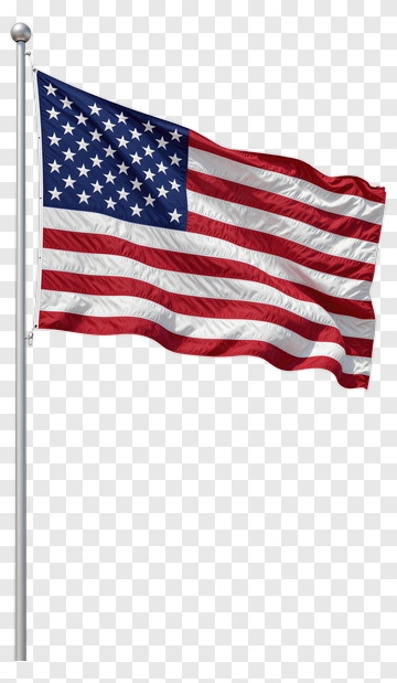American Flag Waving PNG
