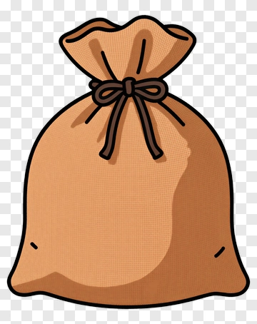 Cartoon Money Bag PNG