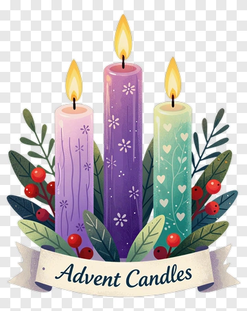 Advent Candles PNG