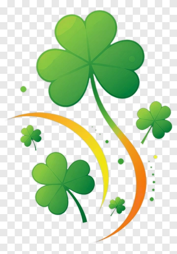 Lucky Clover Design PNG
