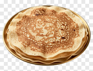 Stack Of Golden Brown Pancakes PNG