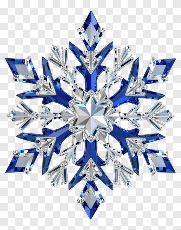 Jeweled Snowflake Ornament PNG