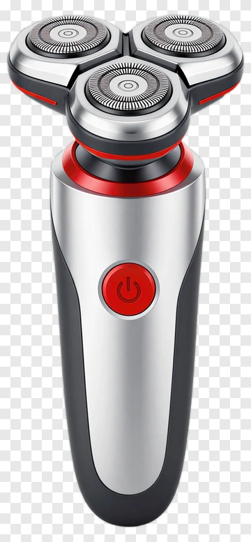 Electric Razor With Red Accents PNG