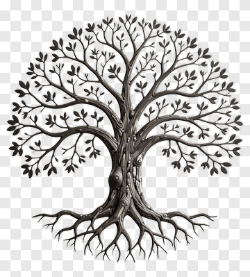 Tree Of Life Metal Art PNG