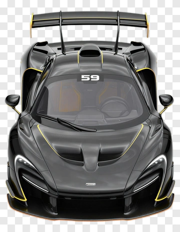 McLaren Race Car With Number 59 PNG