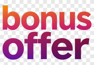 Bonus Offer Text PNG