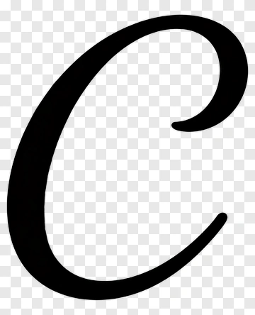 Black Letter C PNG
