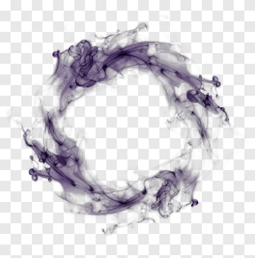 Purple Ink Swirl PNG
