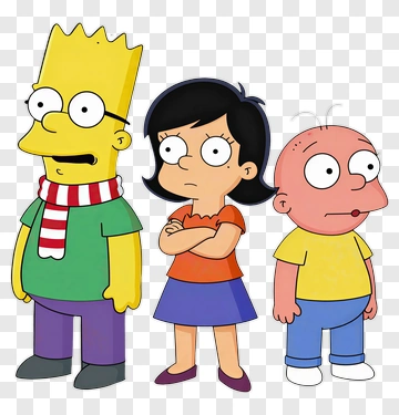 Bart Lisa And Ralph Wiggum PNG