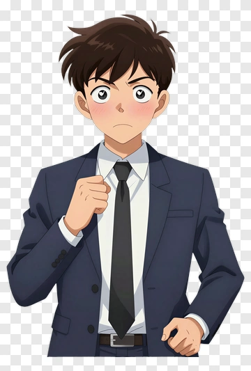 Young Man In Suit PNG