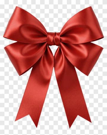 Red Gift Bow PNG